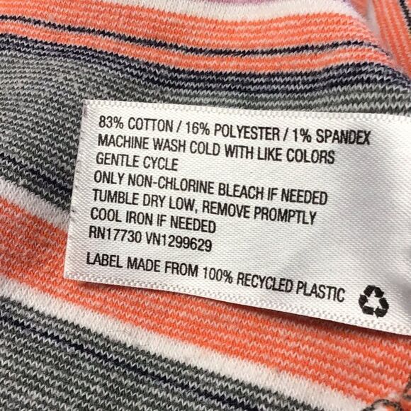 Wild Fable Mock Neck Striped Cropped Long Sleeve T-Shirt - Picture 6 of 8